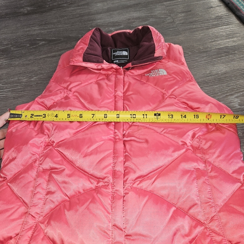 The north face 550 hot pink quilted down puffer - Picture 7 of 7